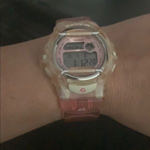 Pink Baby-G watch